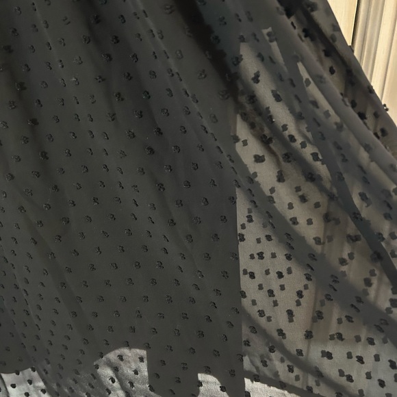 Lauren Conrad black polka dot dress - Picture 4 of 6